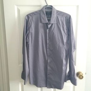 Marc Anthony grey size large slim fit men's shirt